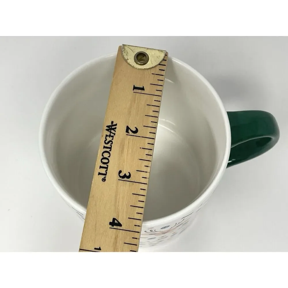 Williams Sonoma Jumbo 20oz St Jude Christmas Holiday Winter Coffee Mug Cup